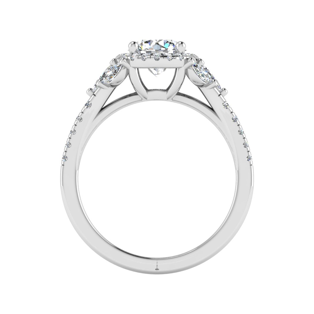 Palmer Halo Engagement Ring